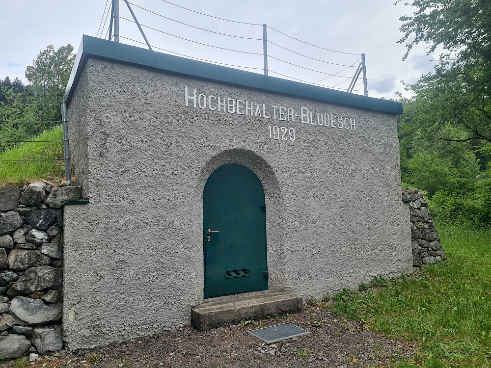 Hochbehälter alt, Bludesch-Dorf
