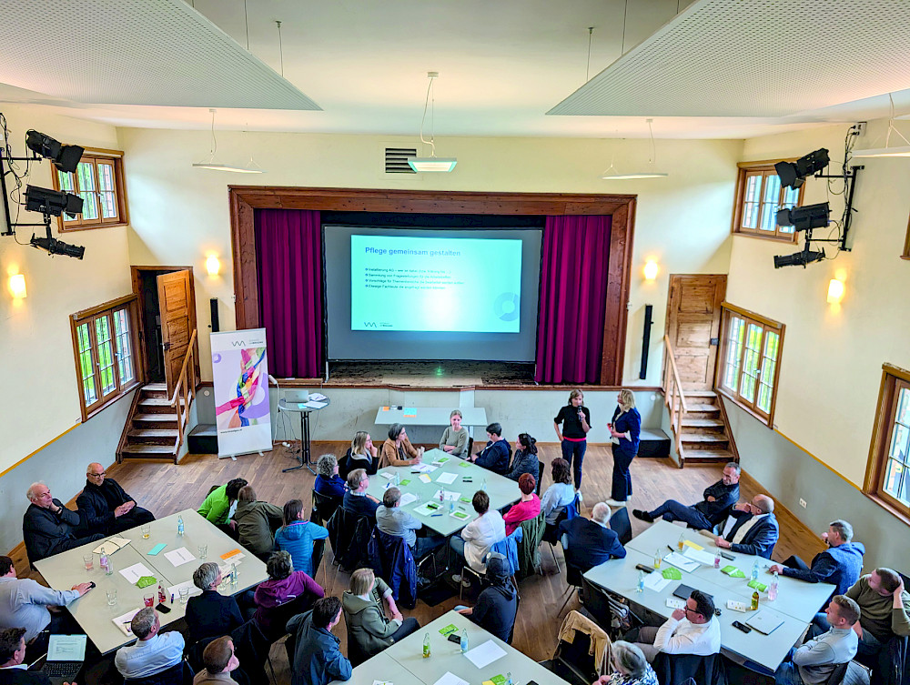 Dialog mit dem Pflege- und Betreuungsnetzwerk des Unteren Walgau. ©Regio Im Walgau