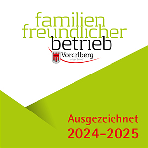 Gütesiegel familienfreundlicher Betrieb 2024 bis 2025
